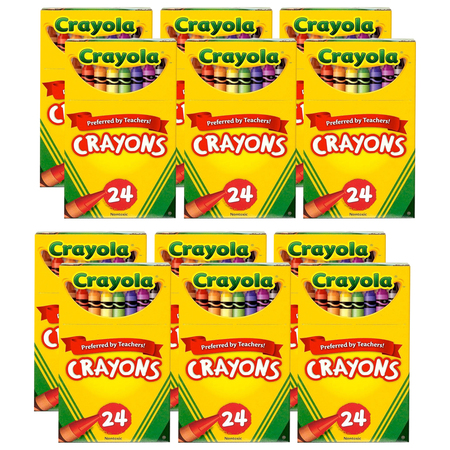 Crayola Crayons, Regular Size, PK288, Recommended Grade: PK+ BIN520024BN